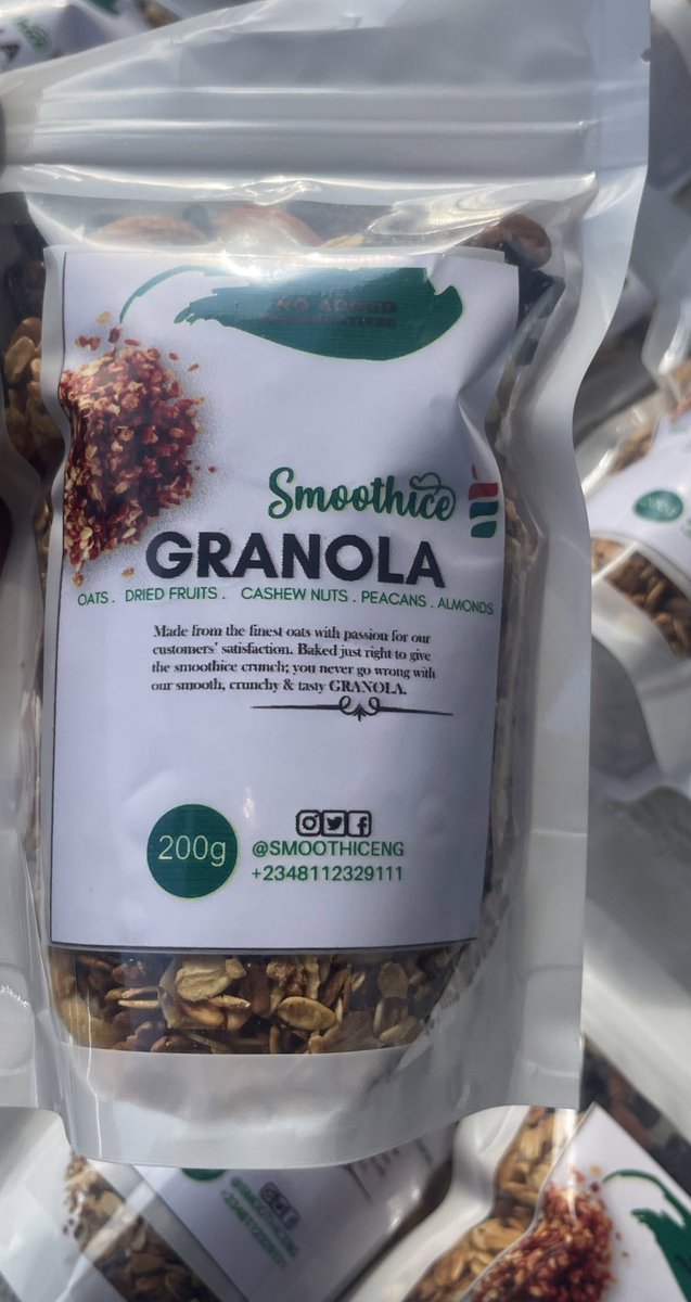 smoothiceng's tweet photo. Freshest Granola in that building! https://t.co/Z7n2C2Wu7m