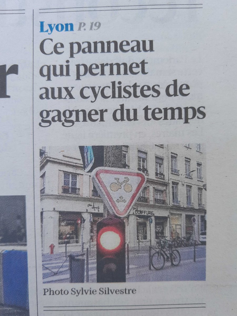 LyonAVelo's tweet image. Dans @leprogreslyon du jour, découvrez pourquoi, non, les cyclistes ne grillent pas tous les feux