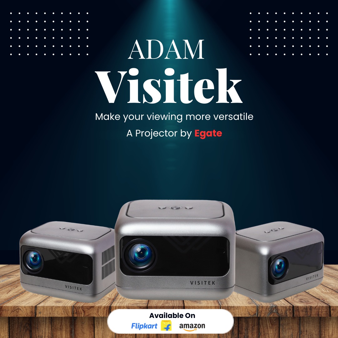 You'll struggle to find a projector with better specs at this price point." And now they are at 39% off! Shop Now Our Newly Launched VISITEK ADAM Projector - Link Mentioned Below -:
Amazon - shorturl.at/amoI7
Flipkart - shorturl.at/qvyPV
.
.
.
#projector