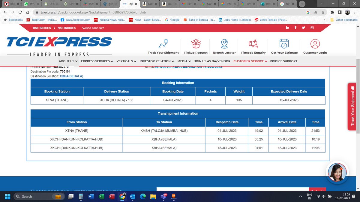 abit_rohit's tweet image. #TCIEXPRESS WHAT TYPE OF DELIVERY IS PROVIDED BY YOU DISPATCHED ON 4TH AND STILL NOT DELIVERED