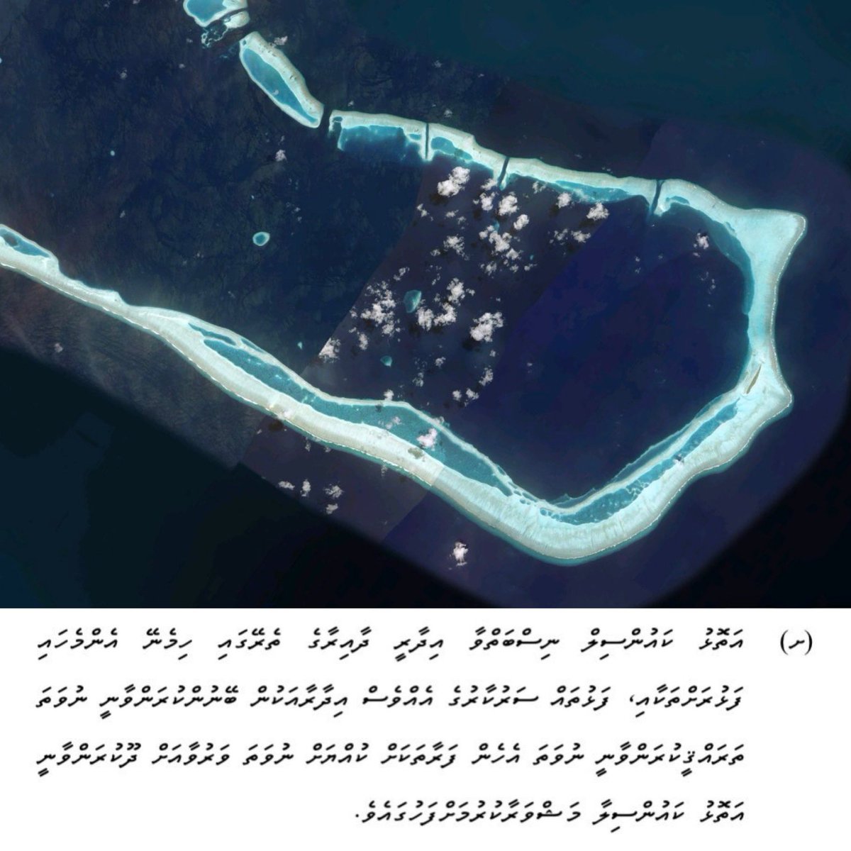 AdamNaseerMoha8's tweet photo. ވ.އަތޮޅު ރައްޔިތުންނާ އެއްވެސް މަޝްވަރާ ކުރުމެއްނެތި 50 ކިލޯ މީޓަރު ދިގު ފަޅު ވިއްކާލީ ޤާނޫނާ ޚިލާފަށް ރިޝްވަތުގެ ގޮތުގައި އެތައް މިލިއަން ޑޮލަރެއް ސޯލިހުގެ ކެންޕެއިނަށާ ކައިރި އުޅޭ 3 މީހަކަށް ލިބޭގޮތަށް. ފަޅުގަތީ މަނީލޯންޑަރ ކުރާ މާފިޔާ ބައެއް ކަމަށްވަނީ. #SaveVaavu https://t.co/2GuWZGfW4v