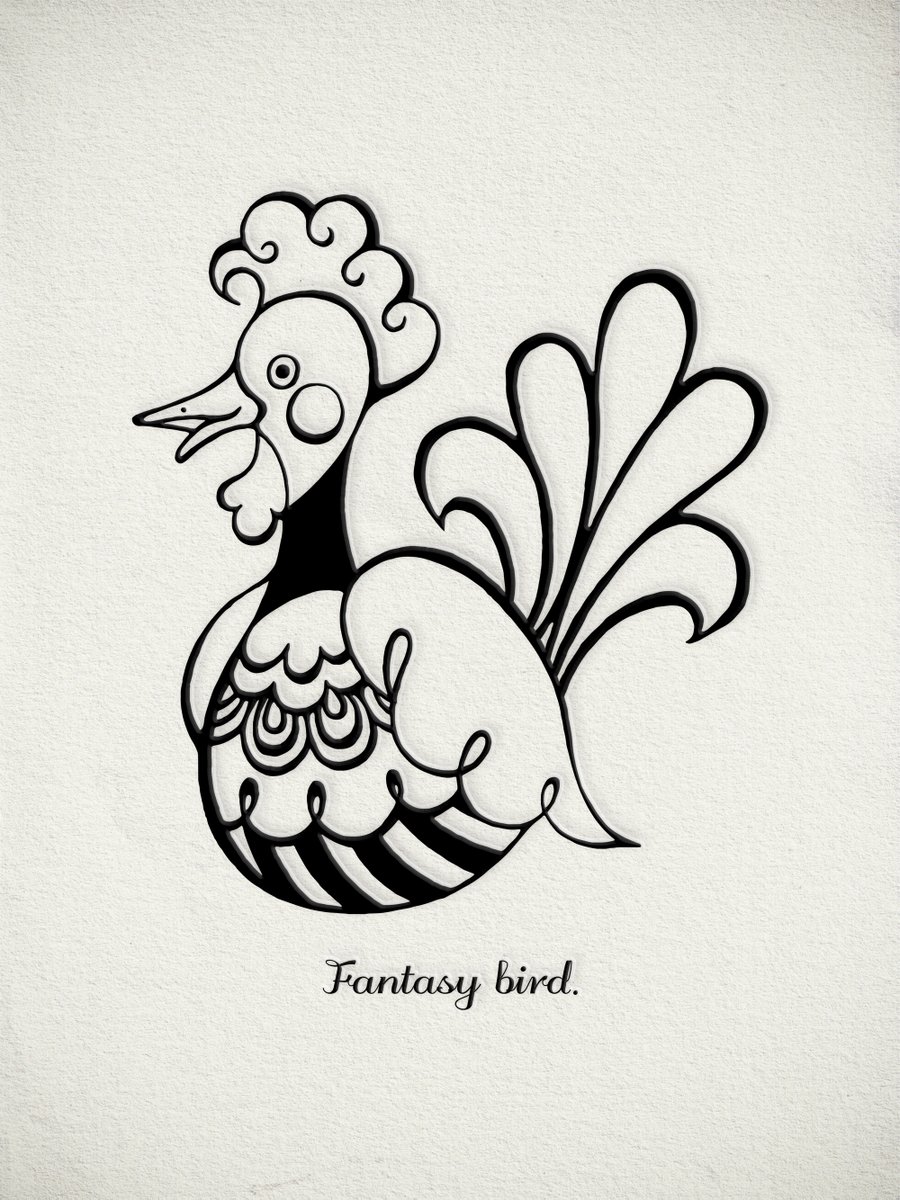 shop_gradation's tweet photo. にわとりでもアヒルでも、ガチョウでもない不思議な姿をしたFantasy Bird.です🦆🐓🦚

お魚のイラストを描いた時に、一緒に誕生した鳥🐣
この子でも何か、アイテムが出来たらいいなと思います💚

#gradation #グラデーション #雑貨ショップ #オリジナル雑貨 #線画 #イラスト #FantasyBird #鳥 https://t.co/wa9R8lJBst