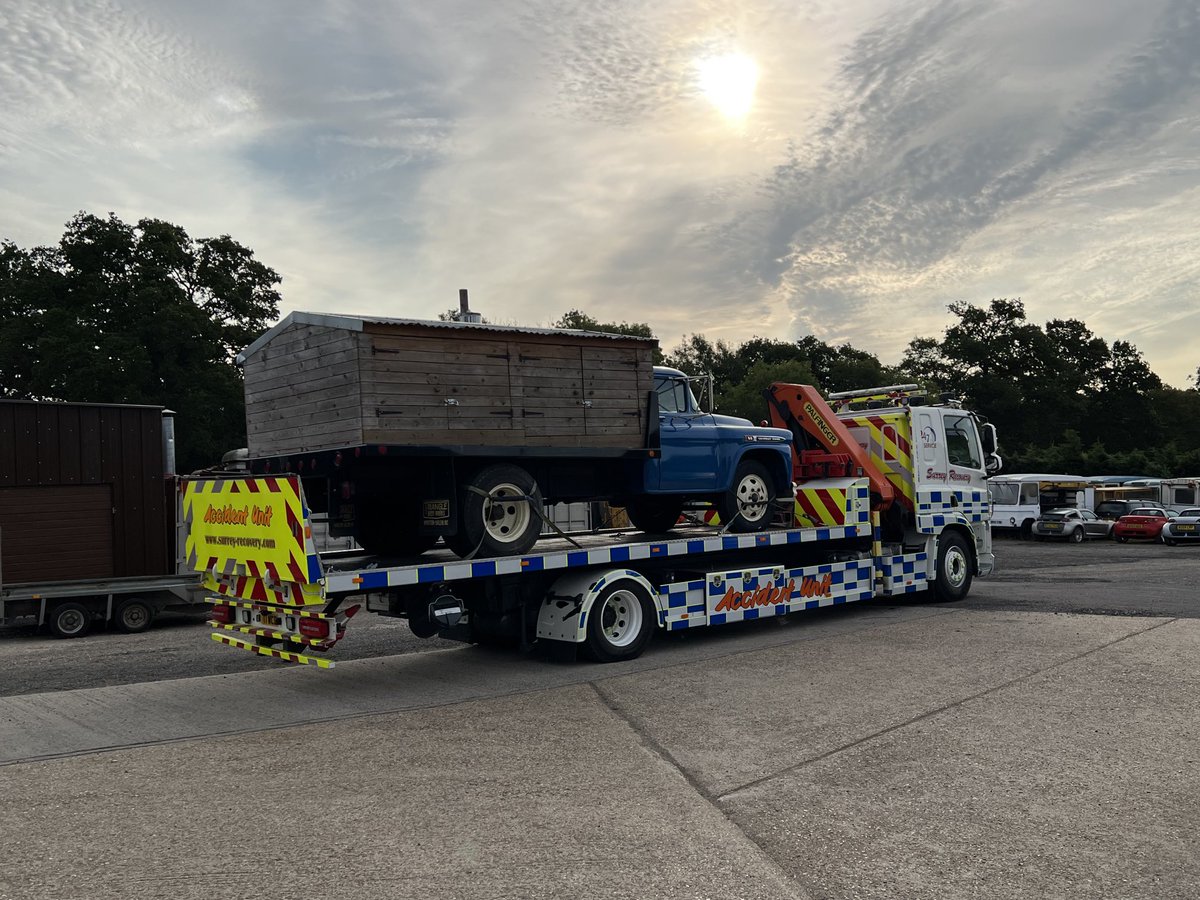 Lovely morning for Big John to set off for a makeover coming soon to a TV screen near you….🤩