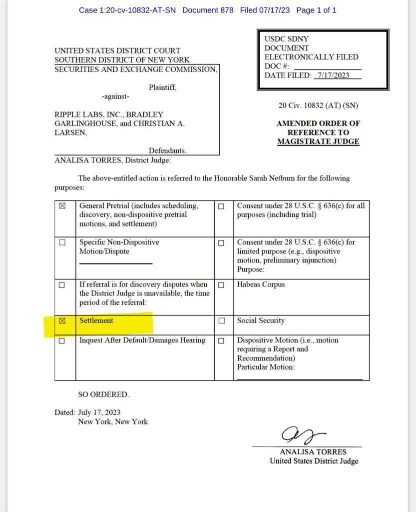 XRP_2026's tweet photo. #XRP holders won the asset itself is not a security.

Case now 100% done... Big announcement.

Settlement done! 

$XRP 🚀🌖 https://t.co/OSZBrFvuXq