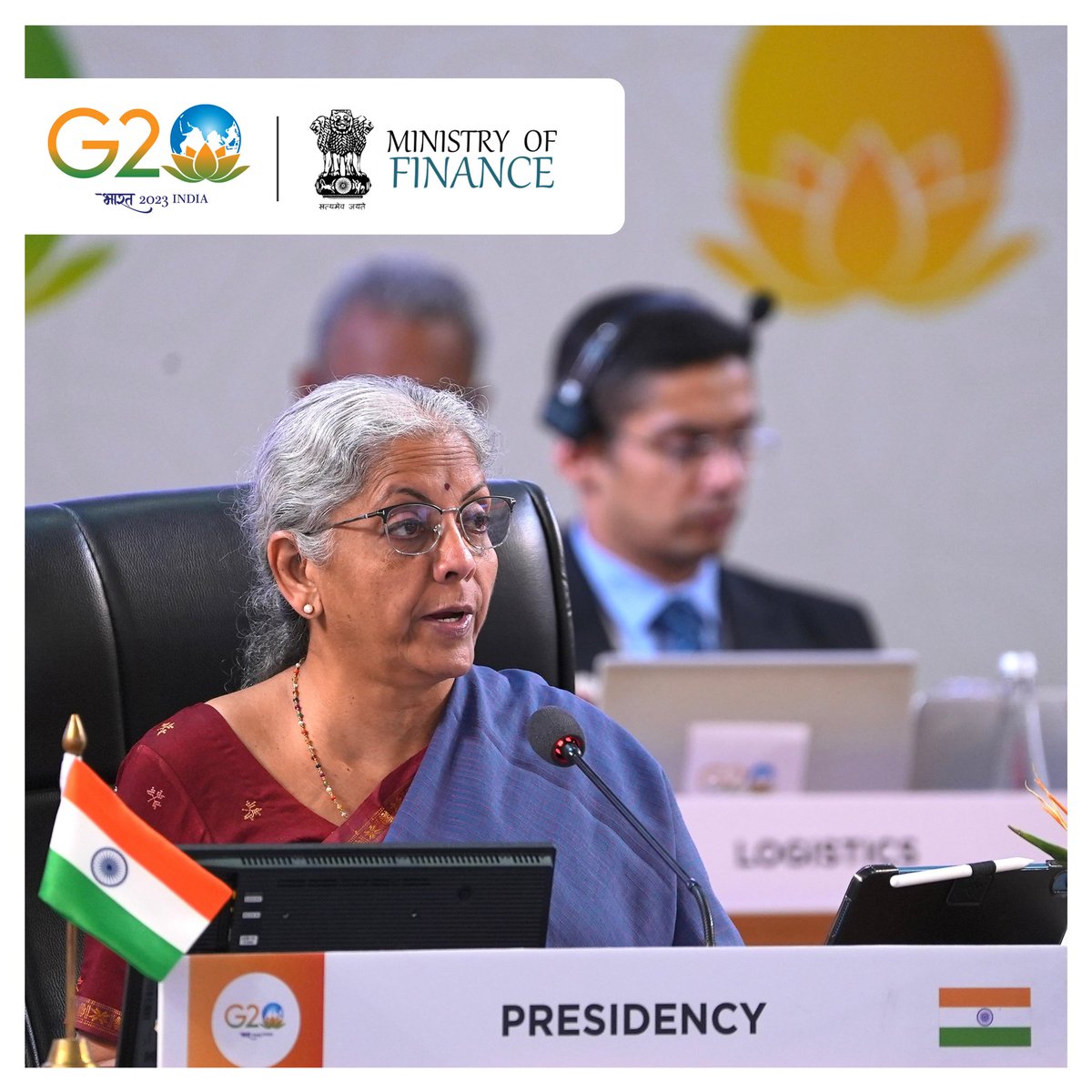 cliQIndiaMedia's tweet image. Highlights of Session 3:
-FM @nsitharaman invited views on outcomes from International Financial Architecture Working Group for 2023

-Discussions progressed under #G20 #CommonFramework &amp;amp; engaged on ways for swift &amp;amp; timely resolution of debt treatment for countries most in need