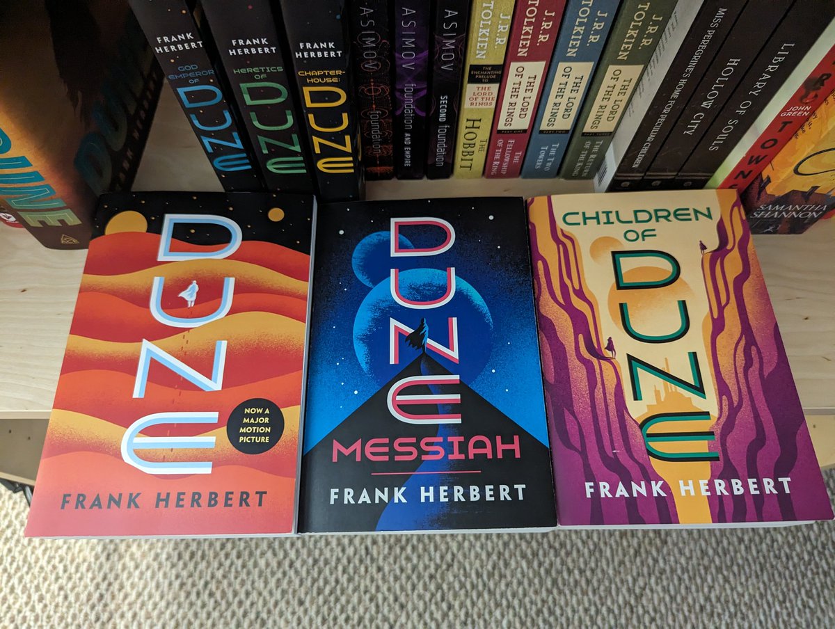 MaxIsPureOrganc's tweet photo. Just finished the first three DUNE books https://t.co/VAq2AinPH1