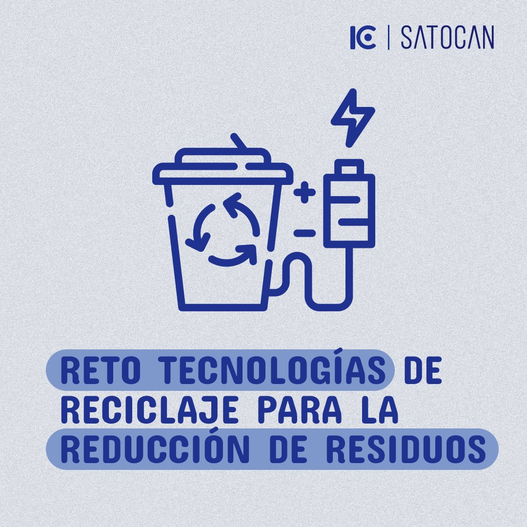 📢 ¡No pierdas la oportunidad de ser parte del cambio en la gestión de residuos! Únete a esta iniciativa pionera de SATOCAN y contribuye a la reducción de residuos a través de tecnologías de reciclaje. ♻️💪
🌟 ¡Inscríbete!
👉 bit.ly/3Il4Pjv