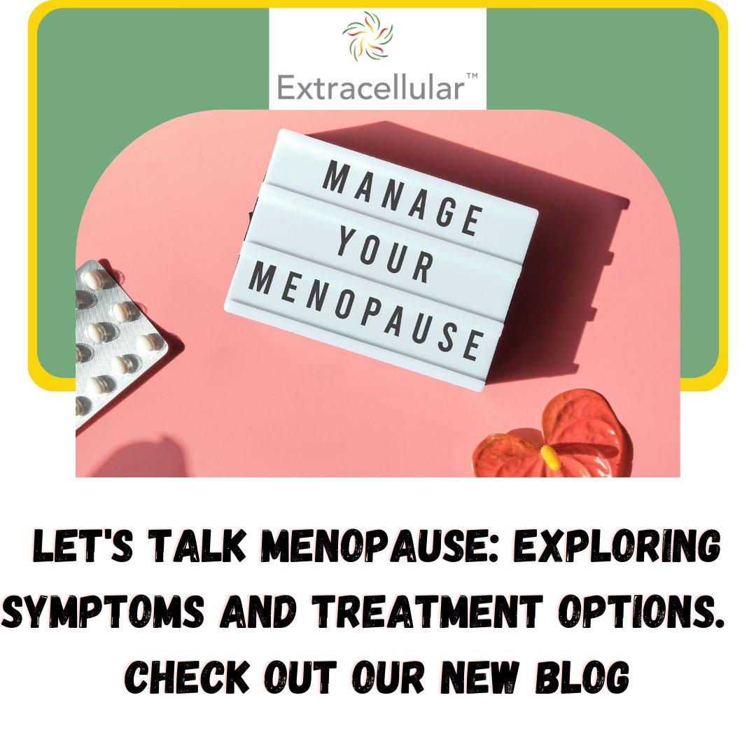 ExtracellularRM's tweet photo. 🌸 Let's Talk Menopause! 🌸 Discover the latest insights on menopause symptoms and treatment options in our new blog post. From understanding hormonal changes to exploring personalised care, we've got you covered. 
#MenopauseJourney #extracellular #Altrincham #TakeControl https://t.co/yq9hClXxp3