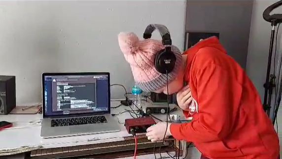 POVOAfrika's tweet photo. #Musicable through #SoundConnectFund was able to equip the mentees with home studio kits to cut down on studio time and record in the convenience of their homes. @SSanelisile setting up her kit.
@TheVuyoBrown @MusicInAfrica @GwiziSoneni @goethejoburg @culturefundzim https://t.co/9DS7vTPG9a