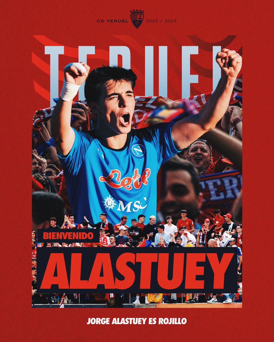 📢 𝗢𝗙𝗜𝗖𝗜𝗔𝗟 | Jorge Alastuey se suma a la plantilla del CD Teruel para la próxima temporada ✨

¡𝗕𝗶𝗲𝗻𝘃𝗲𝗻𝗶𝗱𝗼 𝗮 𝗧𝗲𝗿𝘂𝗲𝗹, 𝗔𝗹𝗮𝘀𝘁𝘂𝗲𝘆! ❤️💙

#VamosTeruel