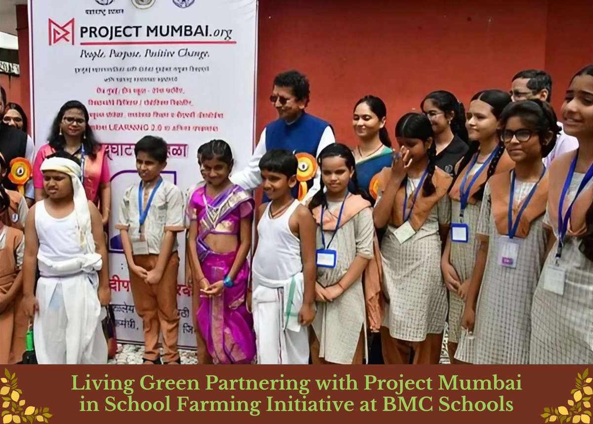 living_greens's tweet photo. Living Greens partnering with #ProjectMumbai in school farming Initiative at @mybmc School, Mumbai. The inauguration was done by the Honorable Minister of Education, #GovernmentofMaharashtra Sh. @dvkesarkar .
#urbanfarming #livinggreens
Read more -
https://t.co/WgCxN8OKKO https://t.co/4Uh1tT0Sds