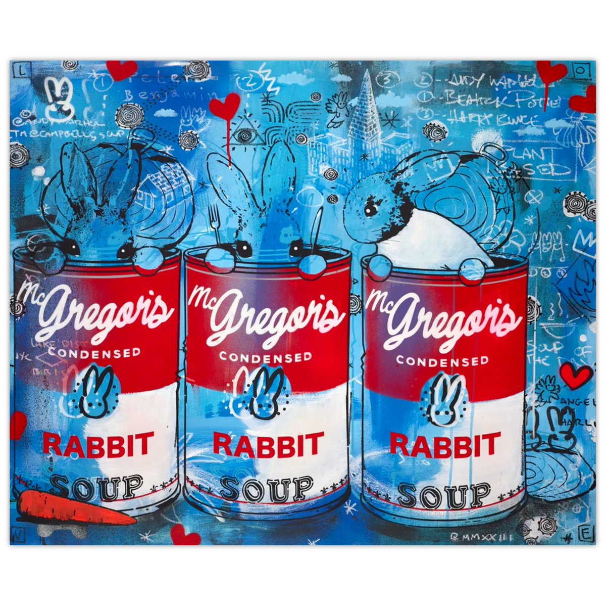 harrybunceart's tweet photo. Today's Special♥️
New arrival @CFAGalleries 
#rabbitlife #popart https://t.co/ruqPPFGh9B