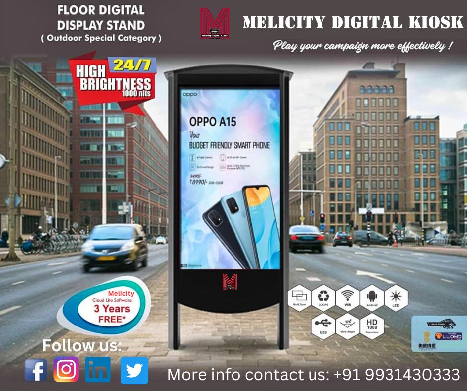 MelicityK's tweet photo. Be the center of attraction with Digital Standee
#digitalstandee #digitalstandeesignage #digitalstandees #corporate #information #retail https://t.co/wJgeMOdGPZ