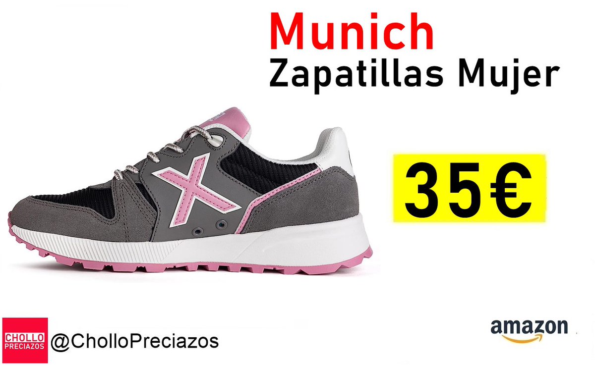 MUNICH ❗️💥 
 
🔹Munich 1030 Wmn, Zapatillas Muje❗️

✅Precio:  35.1€ ❗️ (Antes: 58.8€)

✂️Aplica el cupón
🔰amzn.to/46RCmwk

#chollos