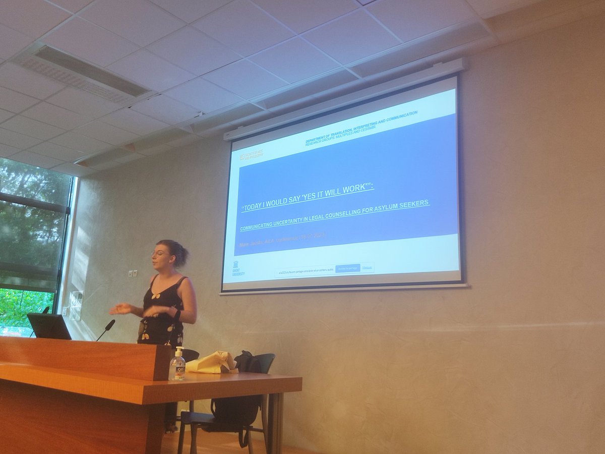 #AILA2023 Symposium "Forensic and legal linguistics" starts !