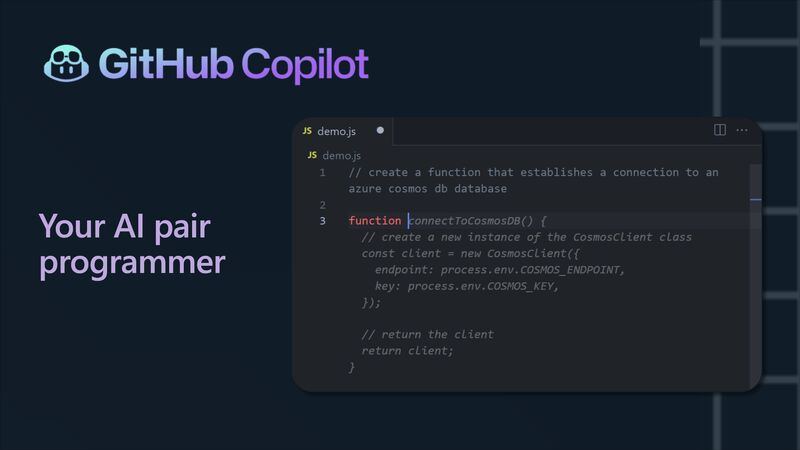 juliamuiruri4's tweet photo. You aren't late in joining a community learning all about #artificialintelligence in the Microsoft AI Learn Skills Challenge. Join us here 👉 https://t.co/w4Hzxd5Sc6

Register for the first live webinar to teach you how to effectively use GitHub Copilot 😃https://t.co/oS2ZqwpsdP https://t.co/Ue1gsIg4Kf