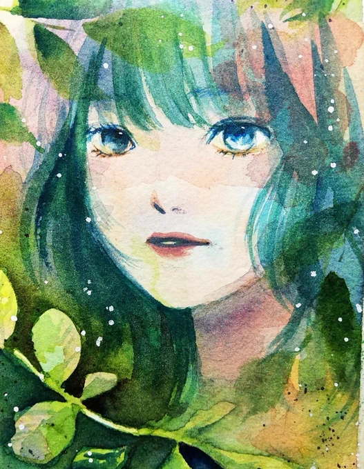 今週金曜日よりGallery IYNさんの展示「青い」に参加させて頂きます会期:7/21(金)～7/30(日)会場:Gallery IYN(大阪市北区中崎西1-8-24-101)ポストカード原画3点です良ければ見に来て下さい #IYN 