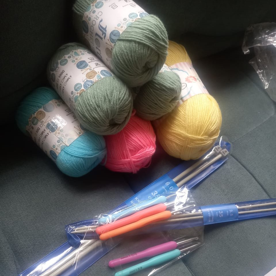 Finally restocked my yarn and needles for the girls .. 

The purpose for this is to teach them:
- Concentration
- Eye Hand Coordination
- Fun things

I got them from Crotchet Kenya (Facebook) and they deliver :)

#Parenting
#LifeSkills