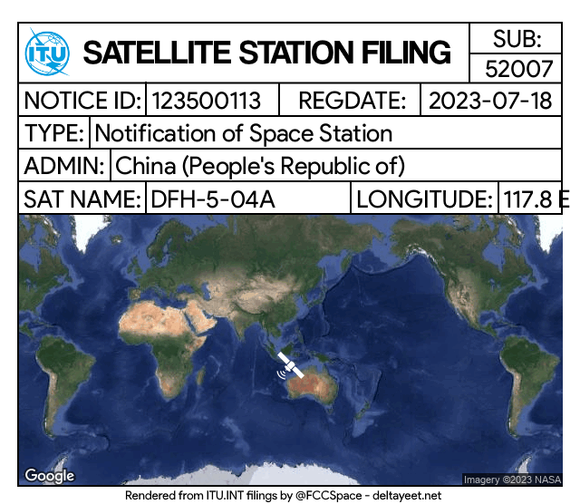 FCC Space Licenses on Twitter: 