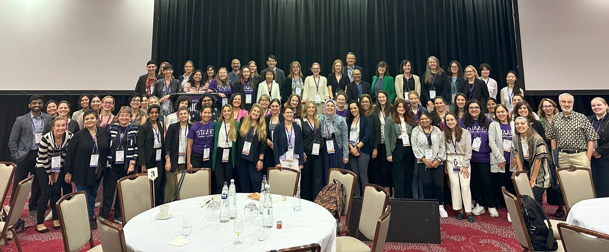 Incredible energy at @awarepia Mentoring Breakfast! Dr. Joanne Pike, AAIC President & CEO, delivered an inspiring talk and the event brought together amazing dementia researchers #AAIC2023 #AlzheimersResearch #WomenInScience #STEM @birtutamtuz @LuCrivelliOk @mouna_sawan