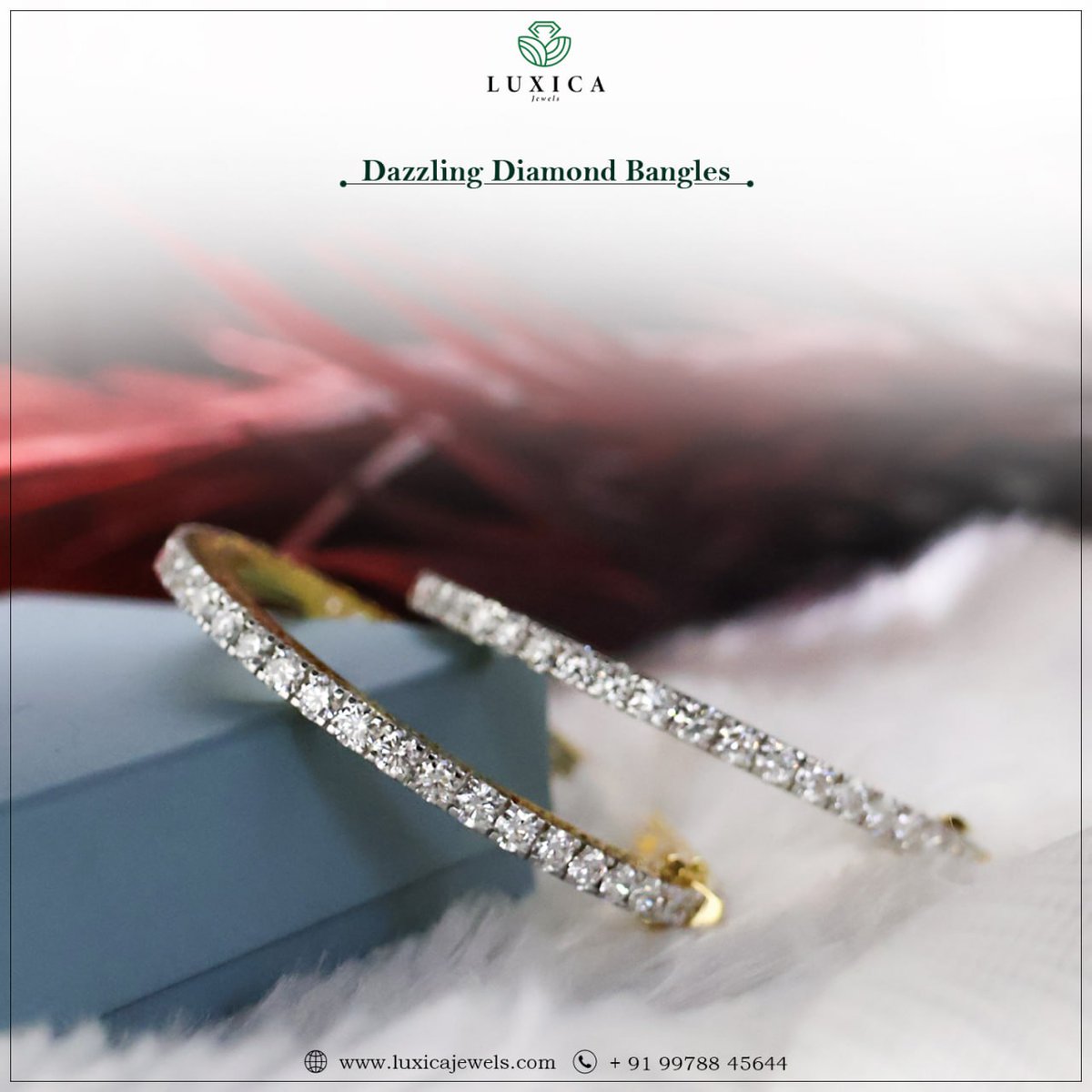 LuxicaJewels's tweet image. Elegant and exquisite diamond bangles to make you feel like your most beautiful self.✨🤩
For inquiries:
Email: luxicajewels@gmail.com
Visit. : luxicajewels.com
Call 📞 +91-9978845644 Or
☟☟ WhatsApp Below ☟☟
wa.me/919978845644
#diamondbangles #bangleset #labgrown