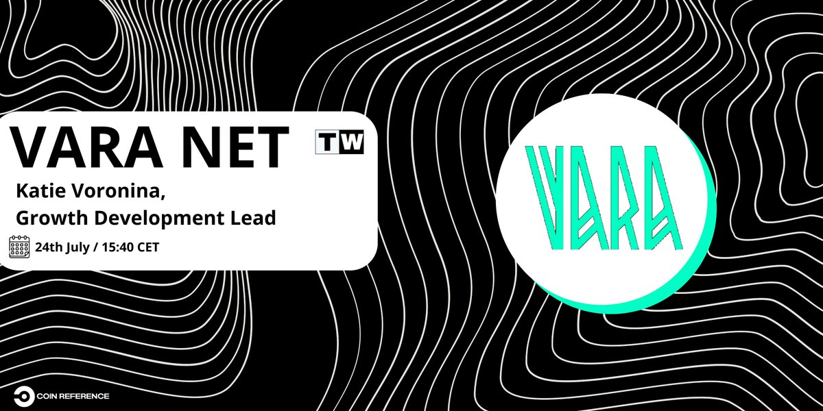 Adriansan_dot's tweet photo. Welcome to #TheWeek... @VaraNetwork ! ๐
โก๏ธ Katie will explain us how Vara accelerates the power to create applications and new dApps in the Polkadot and Kusama ecosystem ๐
๐Date: 24th July/ 15:40 CET
4/๐งต https://t.co/RXNQhaYqtK