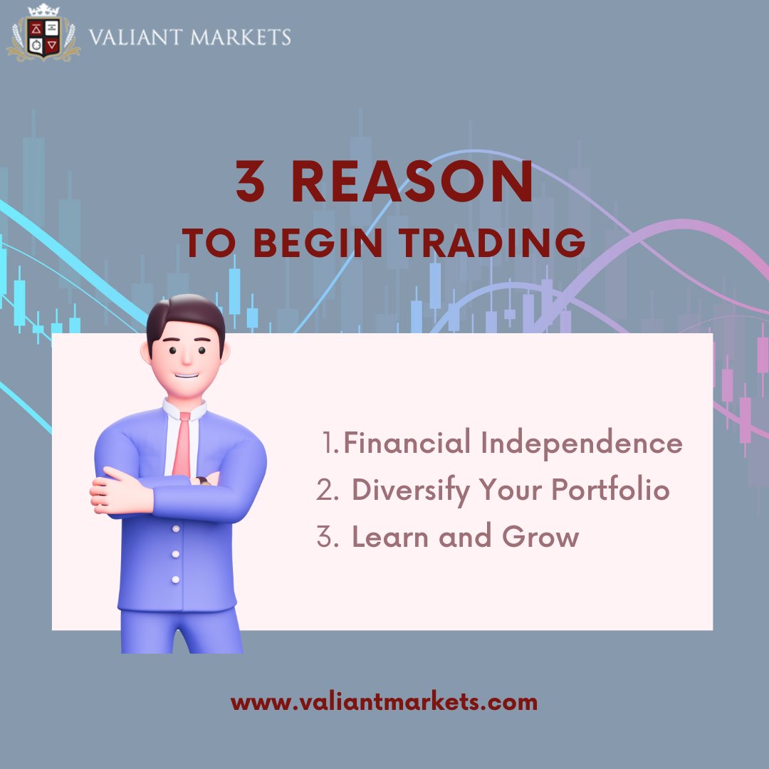 3 Reasons Why Why You Should Begin Trading!
Click here to read: instagram.com/valiantmarkets/

#StartTrading #FinancialSuccess #SaveAndInvest #ValiantMarkets #SmartChoices #CryptocurrencyAdvantages #CryptoTrading #ExpertAnalysis #PersonalizedSupport #TradeLikeAPro