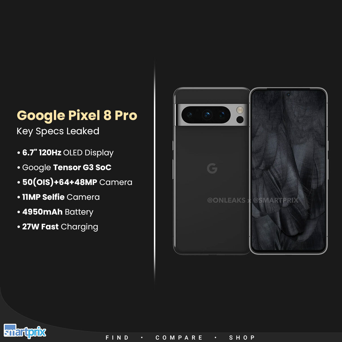 Google Pixel 8 and Google Pixel 8 Pro price and specs leaked ahead