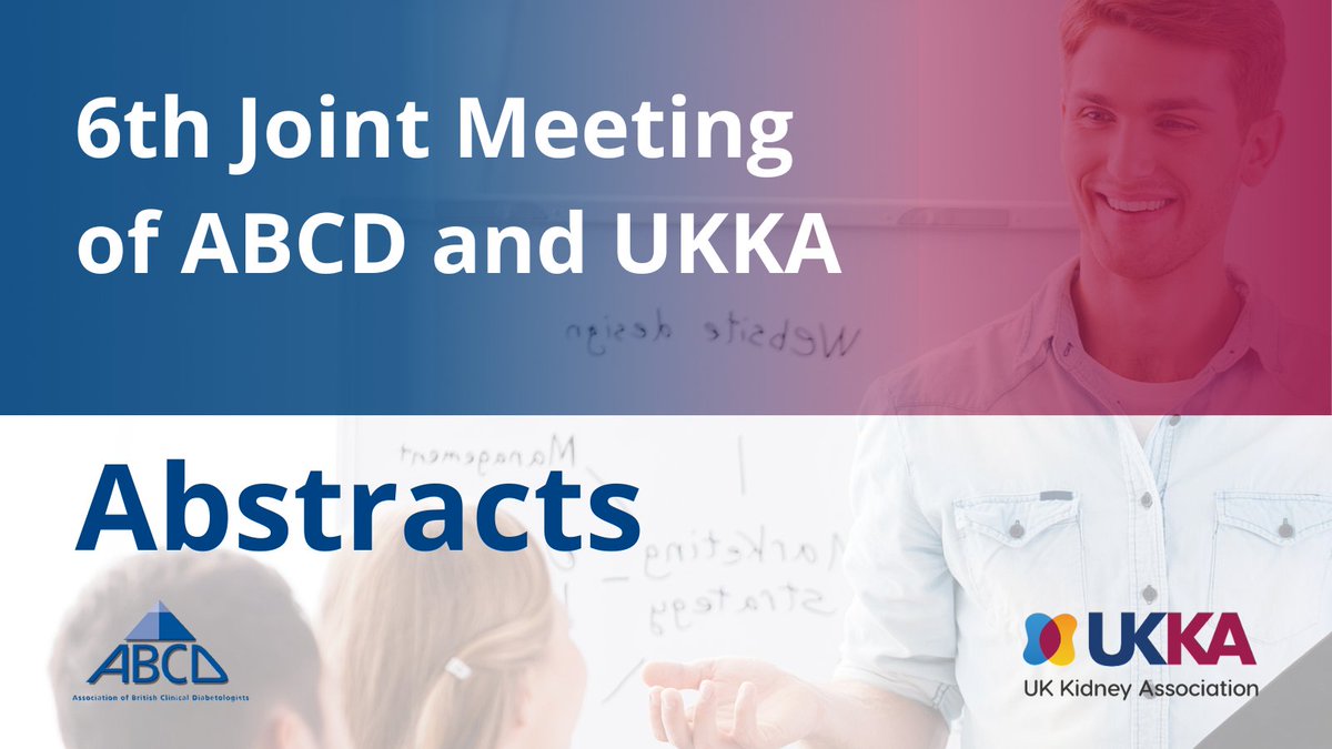 The deadline to submit #abstracts for our 6th joint meeting with @ABCDiab has been extended to the 18th of August. ⏳📣 Abstracts should be related to the care of people with #diabetes & #kidneydisease & are welcomed from all members of the MPT. 🔗 abcd.care/submit-abstract