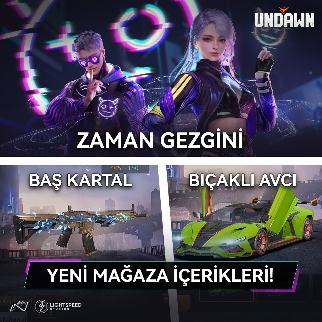 Mağaza içerikleri güncellendi!🎁 Birbirinden güzel kostümler, silah kaplamaları ve taşıtlar için şimdi mağazayı ziyaret et😊

🟠Zaman Gezgini
🟠Baş Kartal
🟠Bıçaklı Avcı

#undawn #undawngame #yenioyun #undawntr #mobil #pc #android #türkçe #hayattakalmaoyunu