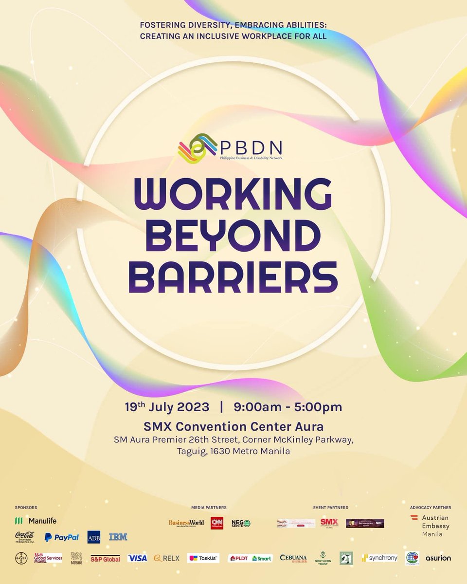 ournameiscatch's tweet photo. The #PBDN2ndAnnualConference is happening tomorrow! 

Excited to be teaming up with an organization working towards more inclusive and barrier-free workplaces for Persons with Disabilities. Looking forward to learning from their awesome lineup of speakers and activities! 🙌🏻 https://t.co/7YIlDLtyR4