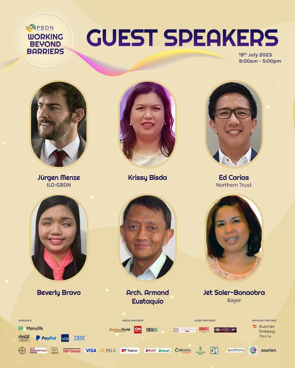 ournameiscatch's tweet photo. The #PBDN2ndAnnualConference is happening tomorrow! 

Excited to be teaming up with an organization working towards more inclusive and barrier-free workplaces for Persons with Disabilities. Looking forward to learning from their awesome lineup of speakers and activities! 🙌🏻 https://t.co/7YIlDLtyR4