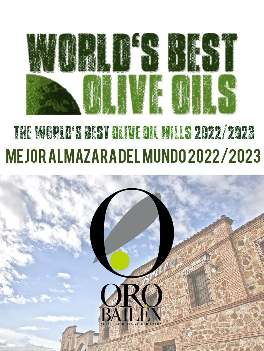 👏 Desde <a href="/JaenFS/">Jaén Paraíso Interior FS</a> queremos felicitar a toda la familia de <a href="/OroBailen/">Aceites Oro Bailen</a> tras conseguir un nuevo reconocimiento:

🔝 ¡𝗠𝗲𝗷𝗼𝗿 𝗮𝗹𝗺𝗮𝘇𝗮𝗿𝗮 𝗱𝗲𝗹 𝗺𝘂𝗻𝗱𝗼 𝟮𝟮-𝟮𝟯!

📲 orobailen.com/es

#SomosJaén💛