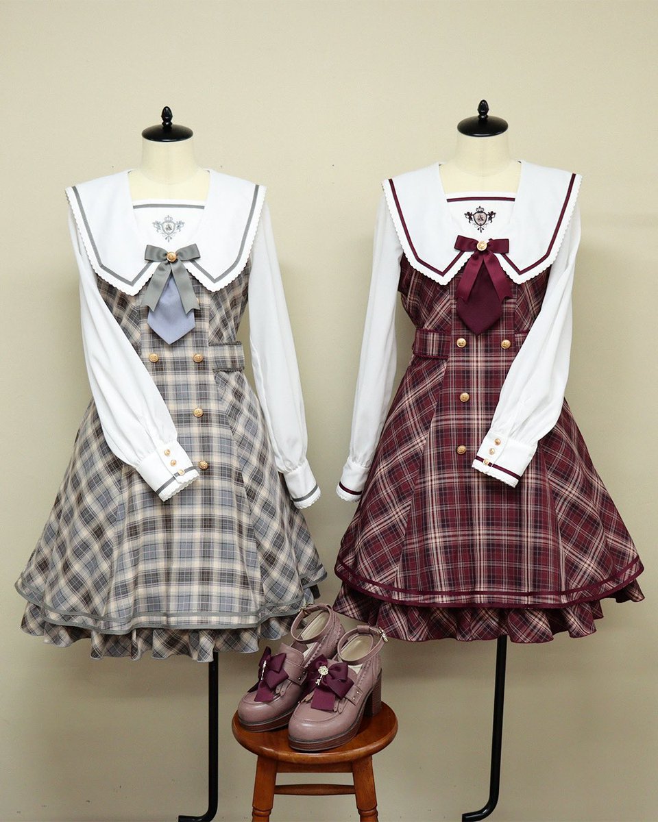 明日7/19(水)販売 START📢 🏷️Classical Confection チェックセーラー