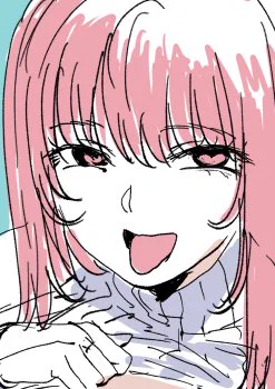 やらしい顔描いて遊んでた。反省してます。後悔はしてないです。 