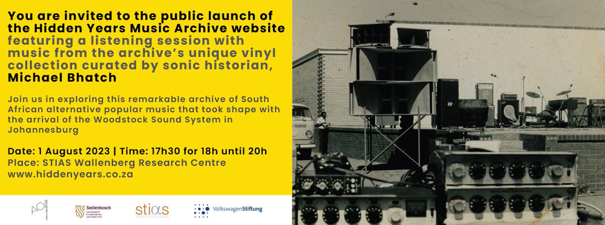 Don't miss out on the public launch of the Hidden Years Music Archive on 1 August!
