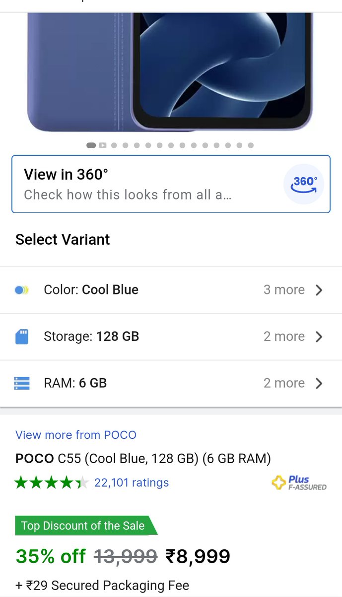 Syed_Nabi23's tweet photo. @IndiaPOCO @Flipkart Great deal 🎉
#GetSmart #POCOC55 https://t.co/WOTGLi5k5J