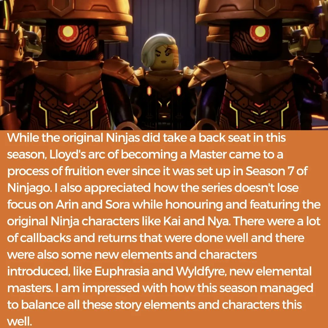 JMusic66183121's tweet photo. Ninjago: Dragons Rising Part 1 Spoiler Thoughts (2/2)
#ninjago #arin #sora #dragons #ninja #lloyd #themerge #kai #nya #cole #zane #imperium #ninjagomorro #wu #elementalpowers https://t.co/6AgYvC8kJt