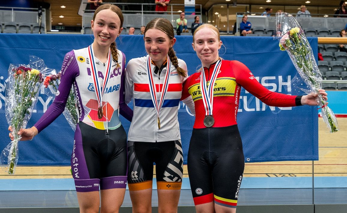 VeloUK's tweet photo. Track Result: 2023 Youth Omnium Championships

Henry Hobbs, Erin Boothman, Daniel Davies &amp; Katie Lawson winners of their categories in the 2023 Youth Omnium Championships
https://t.co/xOTHjrEpr7

#Brother4Results | Presented by @SANTINI_SMS | UK Contact: 0789 6810 839 https://t.co/V0gHnqSZpu