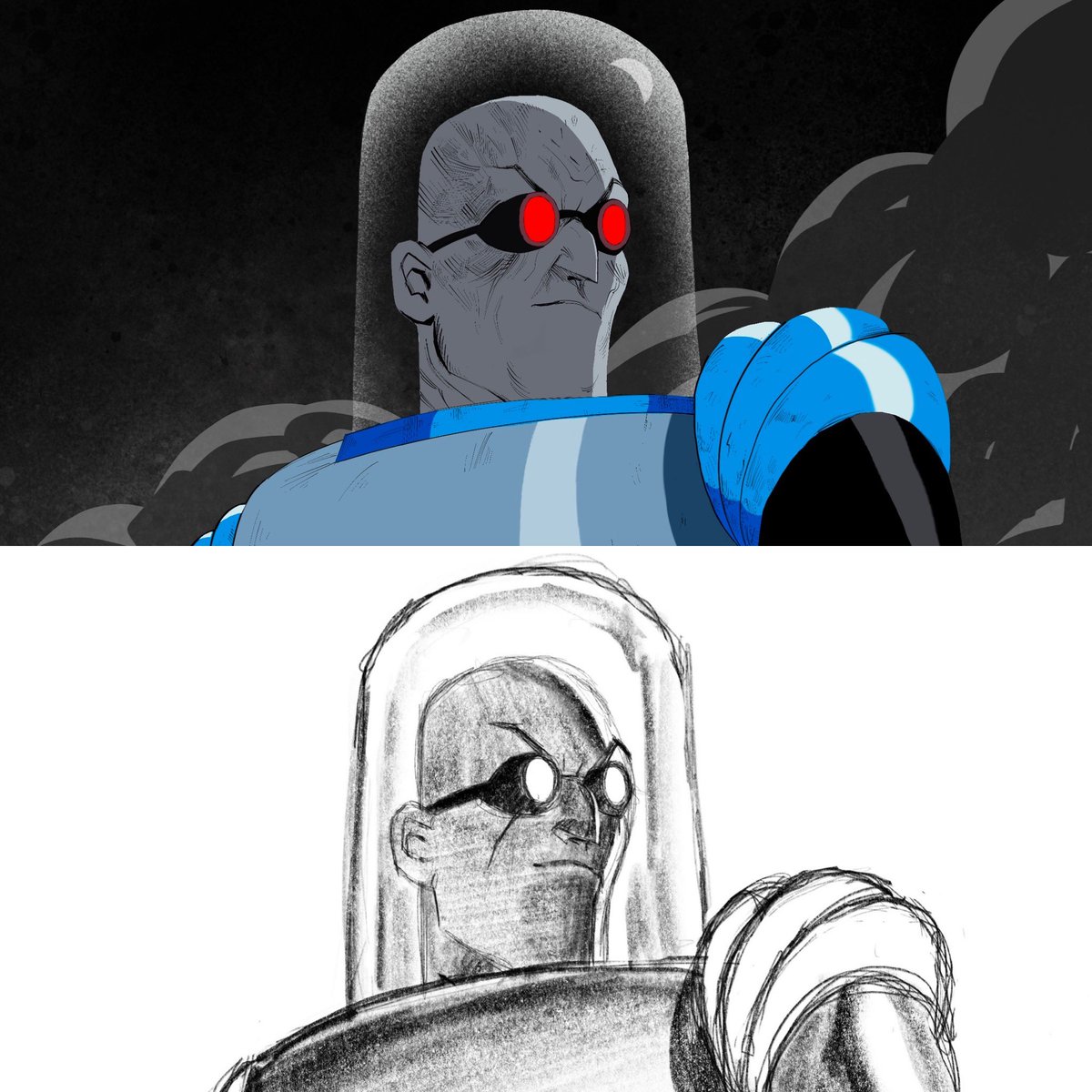 ice ice baby ❄️😎 #mrfreeze #drawings #fanart #dc #dccomics #comics #badguy #btas #batman #art #DCEU #draw #sketch #comissionart #red #blue #ice #subzero #characterart #frozen #best #lover #2danimation #2D