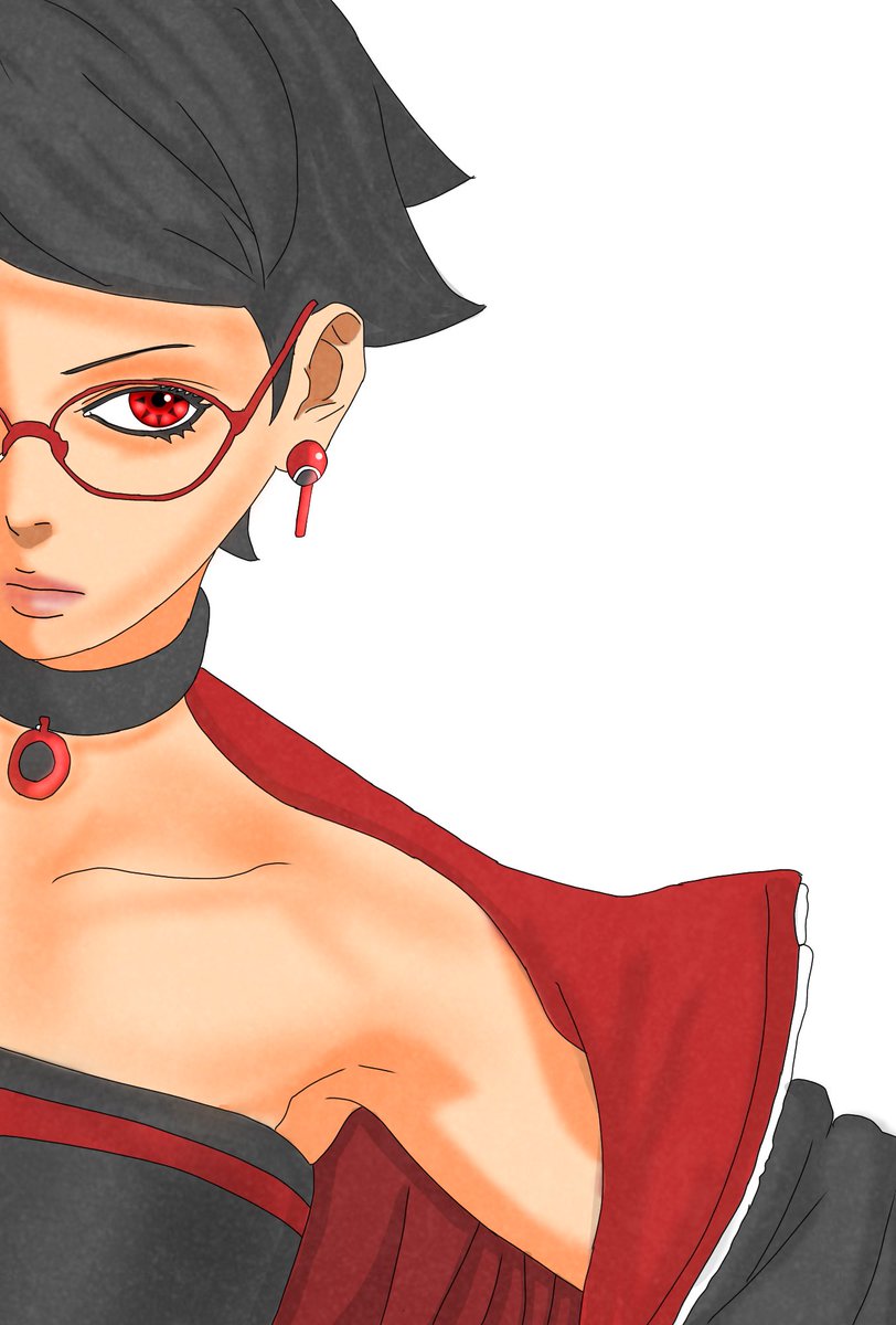 K1K3 🐈 on X: Saradas new design recolored HQ 🎨 #BORUTO #NARUTO  t.coPSythdMkaq  X