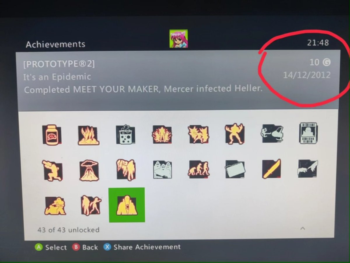 Solestro's tweet image. Another long awaited game complete. My younger self definitely had the right idea of leaving these last few achievements but oh well it's done now lol
 
Onto the next one! 
If you want to see me do the evil within akumu live come by twitch.tv/Solestro16. Soon!