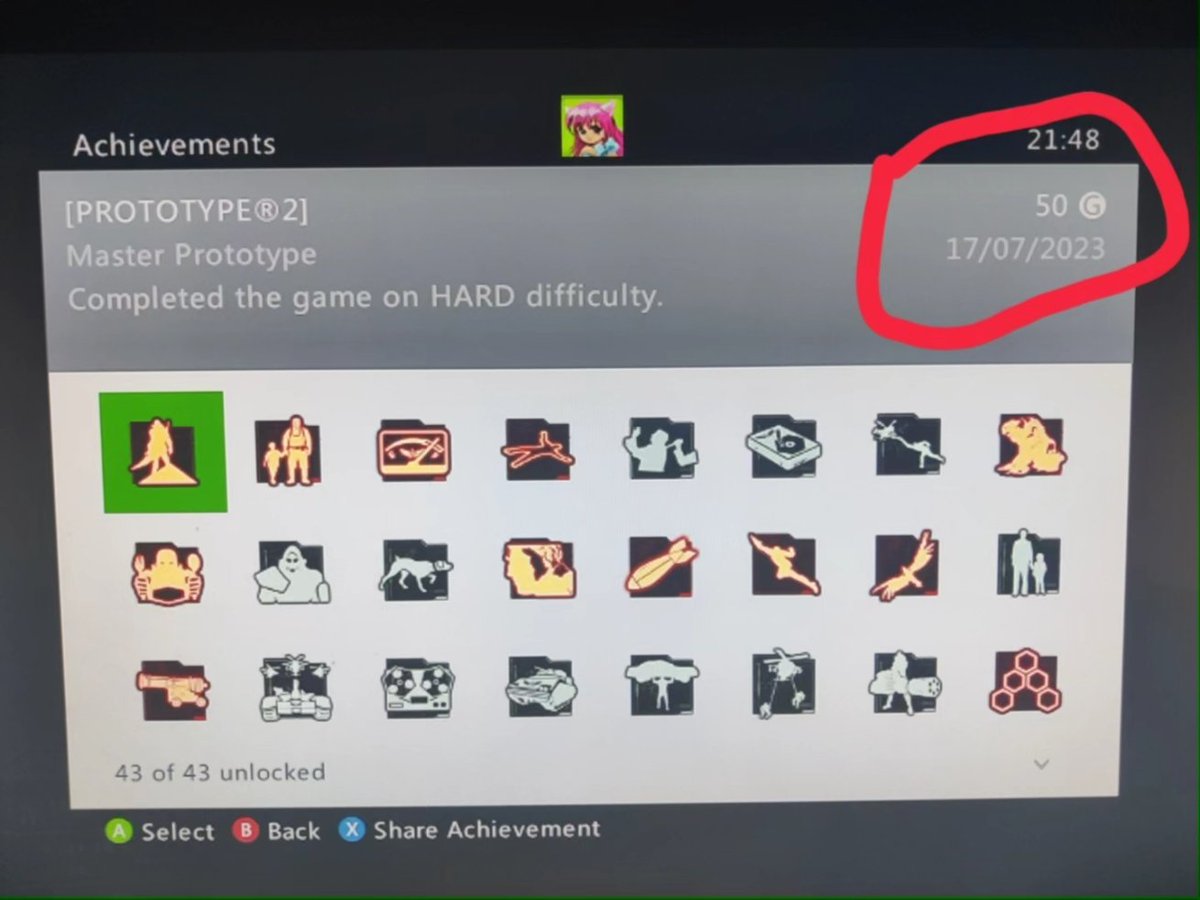 Solestro's tweet image. Another long awaited game complete. My younger self definitely had the right idea of leaving these last few achievements but oh well it's done now lol
 
Onto the next one! 
If you want to see me do the evil within akumu live come by twitch.tv/Solestro16. Soon!