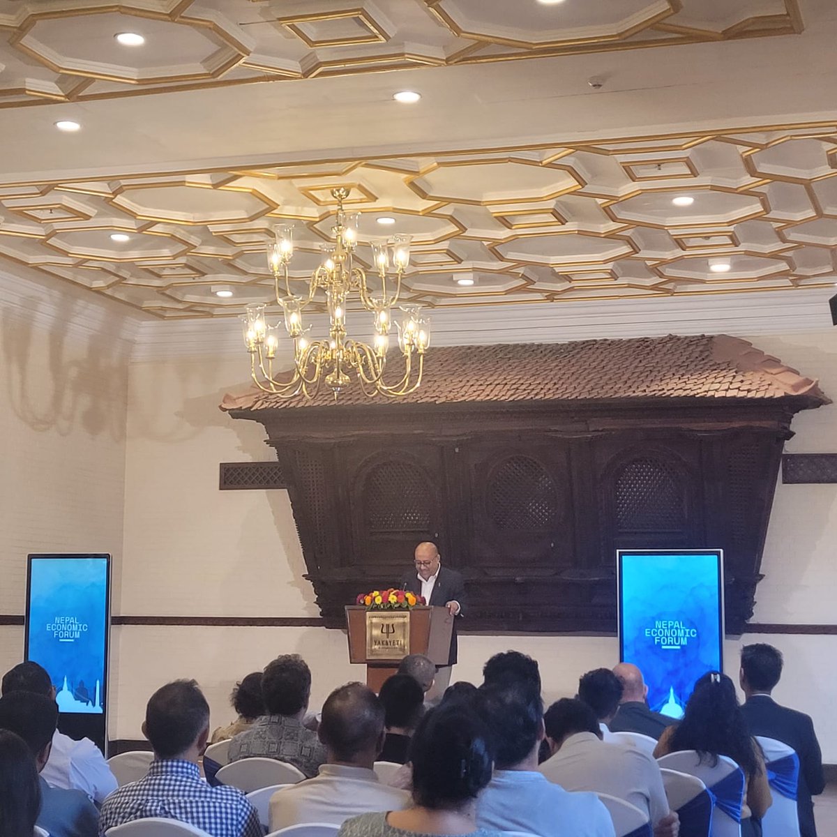 NEFNepal's tweet photo. .@sujeevshakya Chair, Nepal Economic Forum

#nefmeet2023 #nefmeet #nepaleconomicforum https://t.co/kJf3KZU4qu