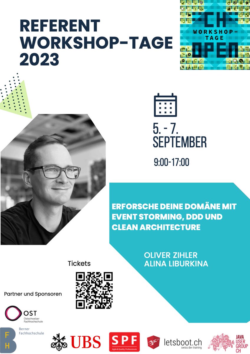 workshoptage.ch/programm-2023/ - Jetzt im Programm stöbern & Frühbucherpreise sichern! Mit @vasile23 @don_kodiyan Stefan Kapferer Oliver Zihler und Alina Liburkina - #sponsoredby @ost_fh @bfh_hesb @UBSschweiz @SPF_Consulting @letsboot @jugch (4/10) #workshoptage23