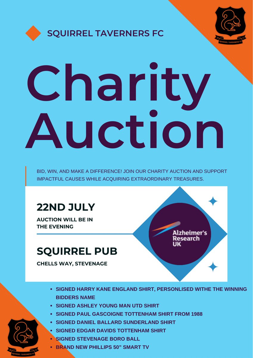 Charity Auction will be taking place on this Saturday. 

To bid, simply drop us a DM or  come in the evening and place a bid 🙋‍♂️🙋‍♀️