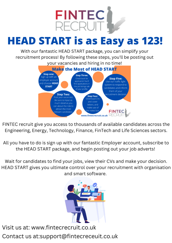 Make the most of our HEAD START package! Check out our simple step by step process to finding top talent for your vacancies. #jobs #employer #recruitment