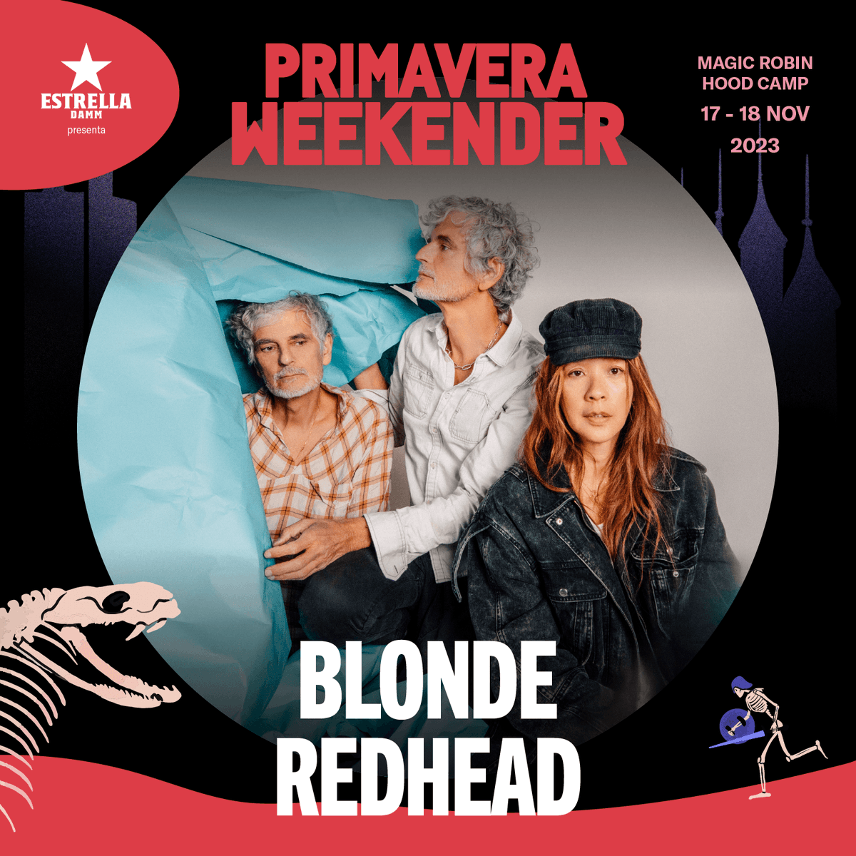 Primavera_Sound's tweet photo. Sit down for @BlondeRedhead 🪑🍓

Este otoño presentarán su primer disco en 9 años en #PrimaveraWeekender 🏰

👉🏼  Cabañas disponibles en https://t.co/uhoYnc7oSb https://t.co/fAU6KzhOR4