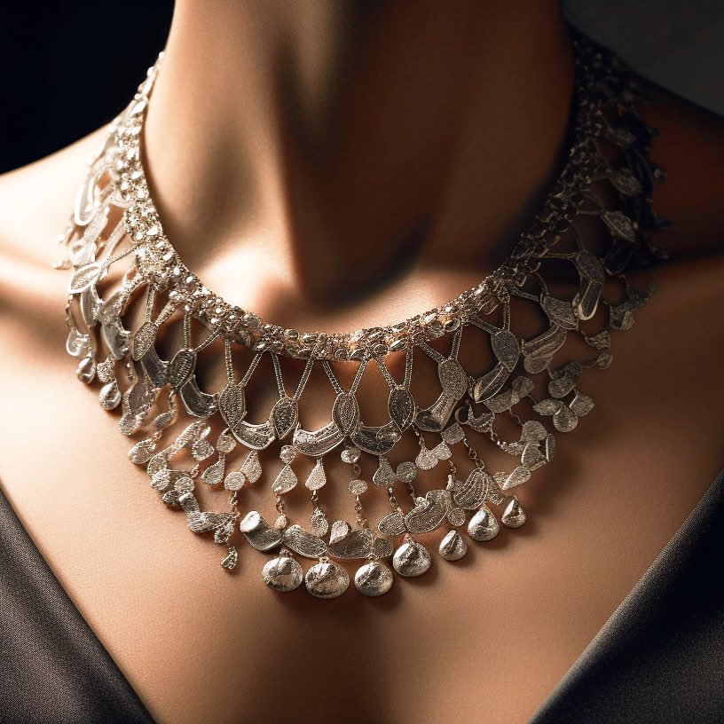 JEWELRESOURCES's tweet image. Elevate your look with a statement necklace! Our model perfectly illustrates how one bold piece can take an outfit to the next level. Let this inspire your personal style! #StatementNecklace #Inspiration #StyleGoals #jewellerytraderesources