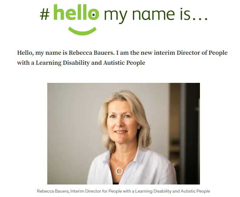 "We must ensure we continue to listen to, learn from and work with autistic people and people with a learning disability, supporting them to share their experiences of healthcare." Read more about the ambitions Rebecca Bauers has as Director. buff.ly/46AnbHF